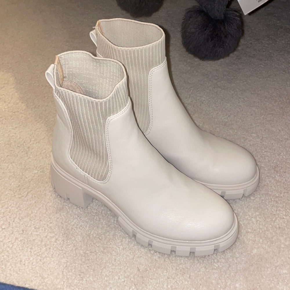 Steve Madden Hayle boots (Bone)
